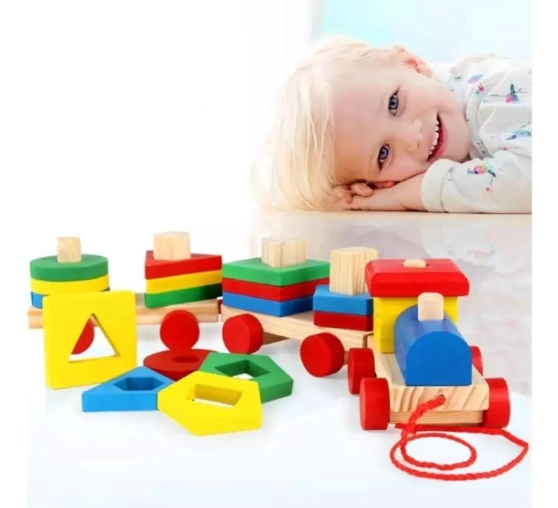 PACK DE 2 JUGUETES DE MADERA PARA DESARROLLO INFANTIL - 2