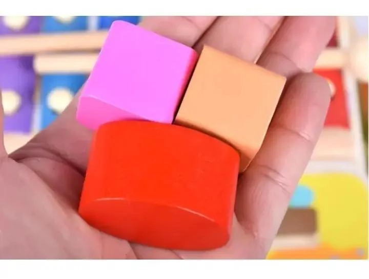 JUGUETE DIDACTICO DE MADERA PARA ARRASTRAR Y APRENDER - 6