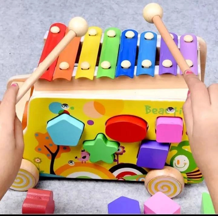 JUGUETE DIDACTICO DE MADERA PARA ARRASTRAR Y APRENDER - 8
