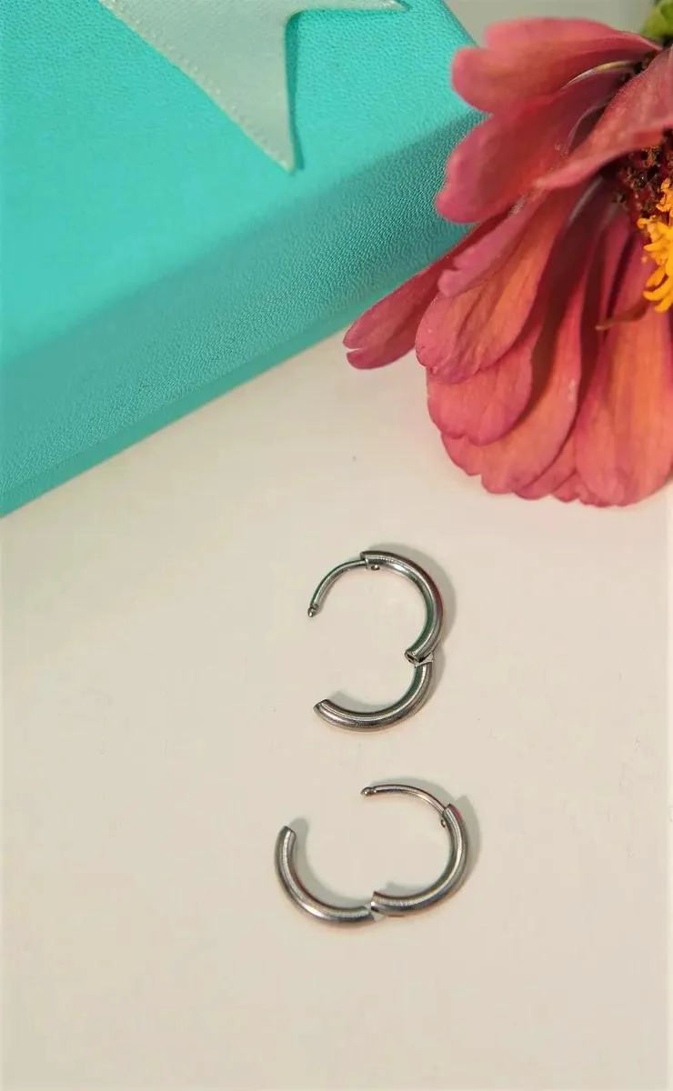 AROS ARGOLLAS LISAS DE TITANIO 10MM PARA USO DIARIO - 5