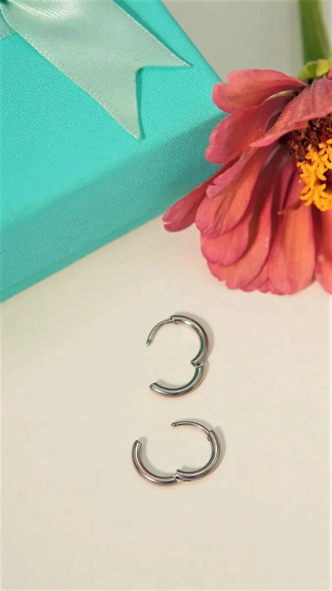 AROS ARGOLLAS LISAS DE TITANIO 10MM PARA USO DIARIO - 7