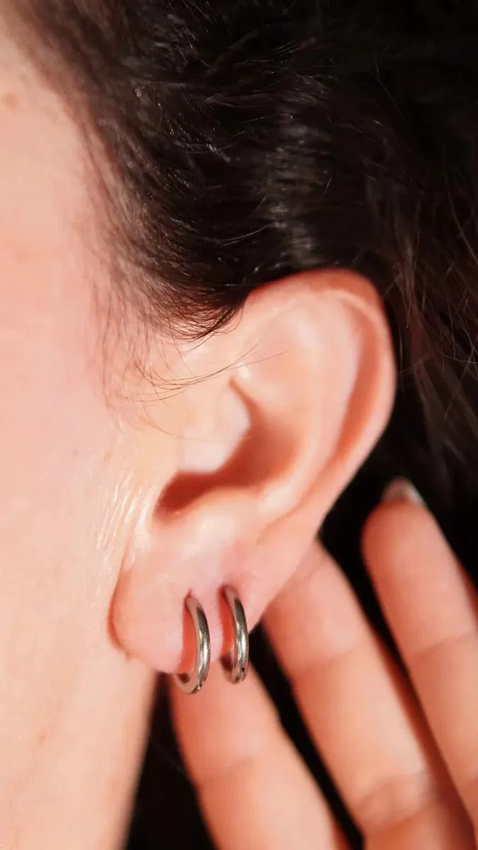 AROS ARGOLLAS LISAS DE TITANIO 10MM PARA USO DIARIO - 8