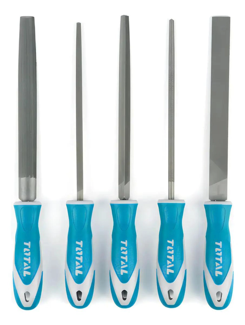 SET DE 5 LIMAS MANUALES DE ACERO PARA TRABAJOS DE PRECISION - 1