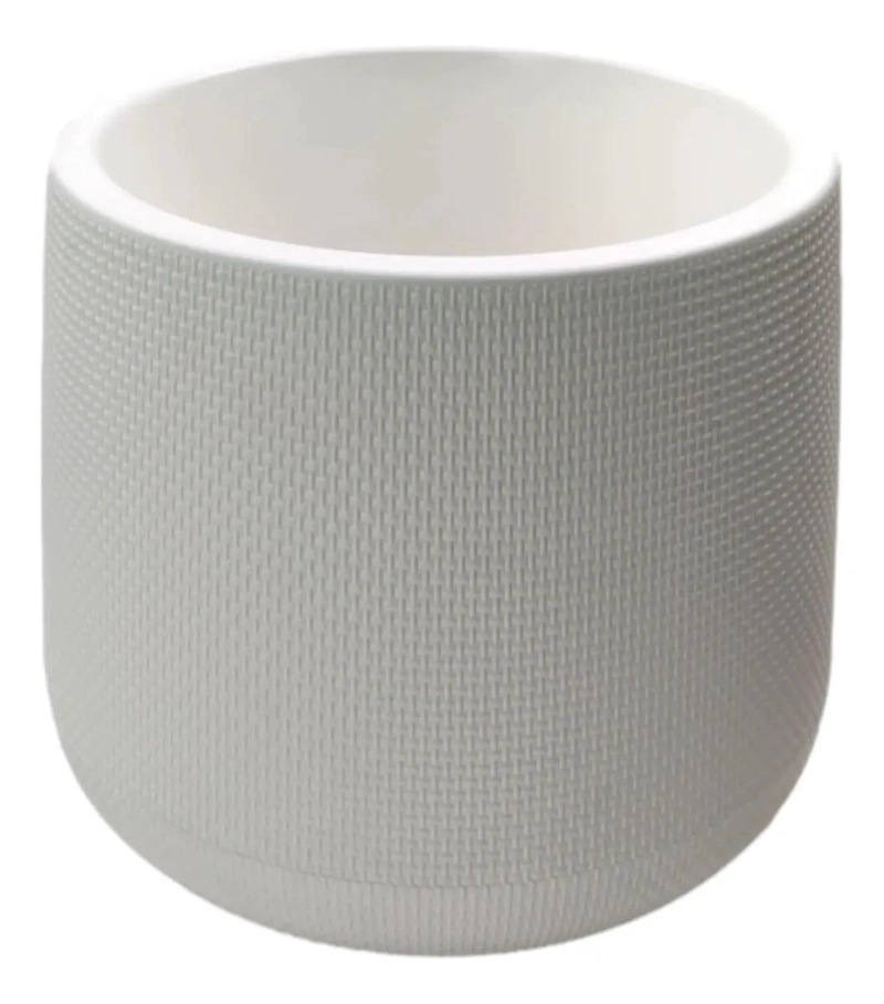 MACETERO REDONDO DE PLASTICO IDEAL PARA DECORACION - 4