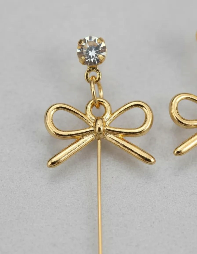 AROS LARGOS DE STRASS CON DISEÑO ELEGANTE Y MODERNO - 3
