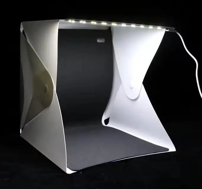 MINI ESTUDIO PLEGABLE PARA FOTOGRAFIA CON LUZ LED - 8