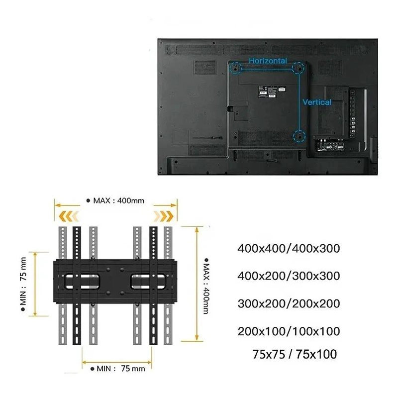 SOPORTE DE PARED PARA TV Y MONITOR CON MOVIMIENTO COMPLETO - 7