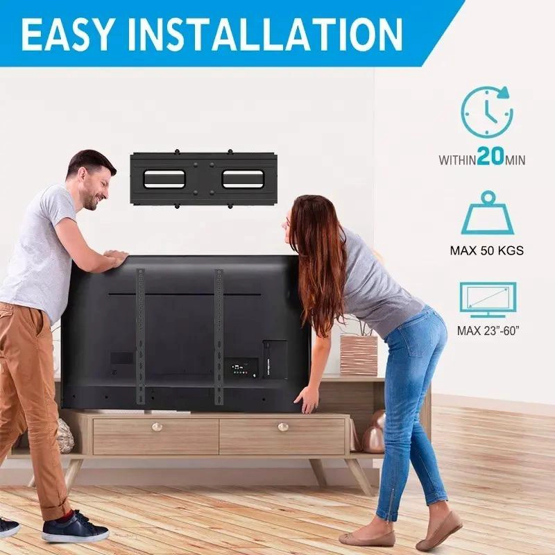 SOPORTE DE PARED PARA TV Y MONITOR CON MOVIMIENTO COMPLETO - 8