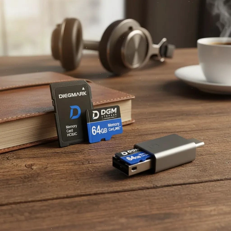 KIT LECTOR DE TARJETAS 2 EN 1 Y MICROSDXC 64GB - 4