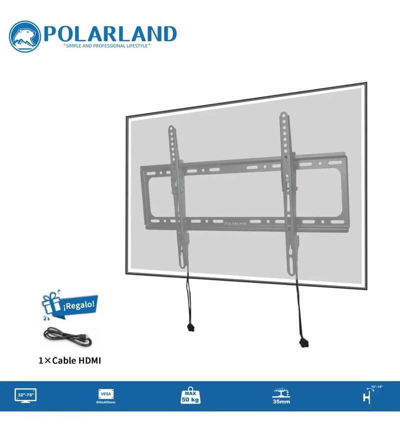 SOPORTE INCLINABLE PARA TV DE 32 A 75 PULGADAS CON HDMI - 1