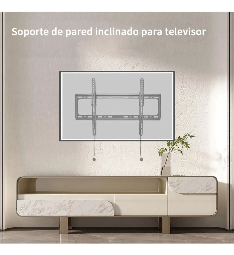 SOPORTE INCLINABLE PARA TV DE 32 A 75 PULGADAS CON HDMI - 7