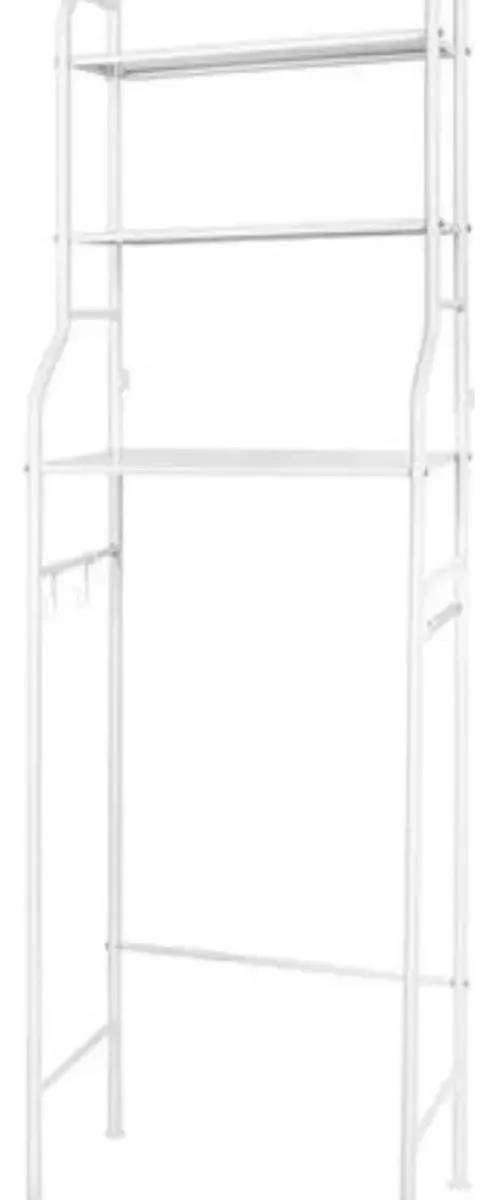 ESTANTE METALICO COMPACTO PARA ORGANIZAR BAÑO SOBRE INODORO - 7