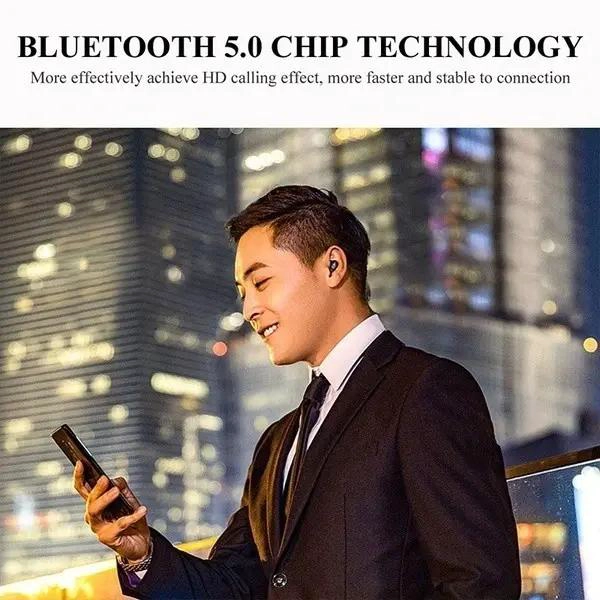 AURICULAR INALAMBRICO MINI BLUETOOTH 5.0 CON MICROFONO - 7