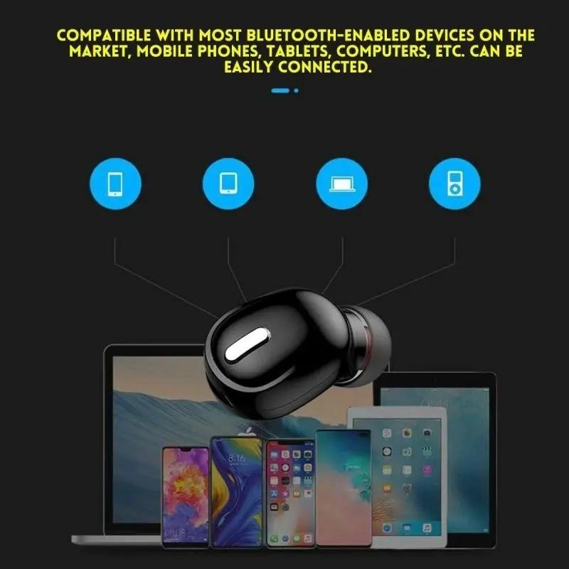 AURICULAR INALAMBRICO MINI BLUETOOTH 5.0 CON MICROFONO - 8