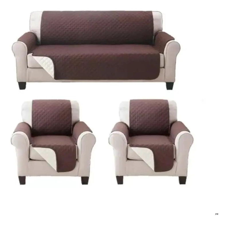 PACK DE FUNDAS PROTECTORAS PARA SOFA DE 1 Y 2 CUERPOS IMPERMEABLES - 1