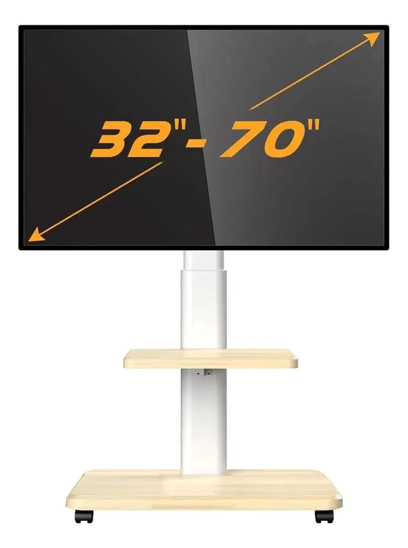SOPORTE MOVIL PARA TELEVISORES DE 32 A 70 PULGADAS CON RUEDAS - 2