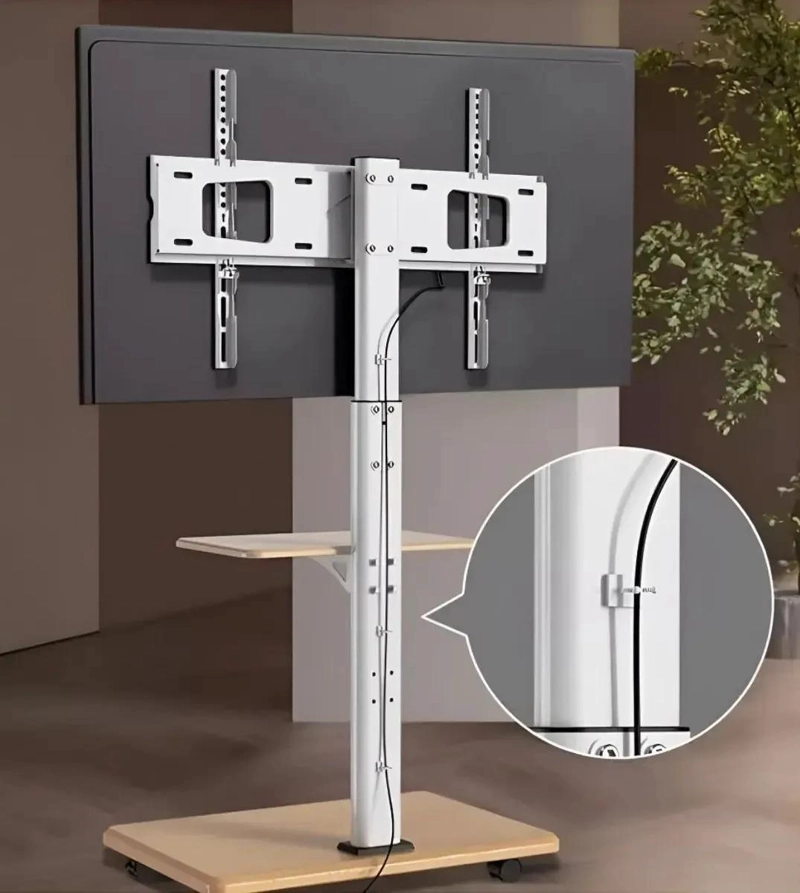 SOPORTE MOVIL PARA TELEVISORES DE 32 A 70 PULGADAS CON RUEDAS - 5