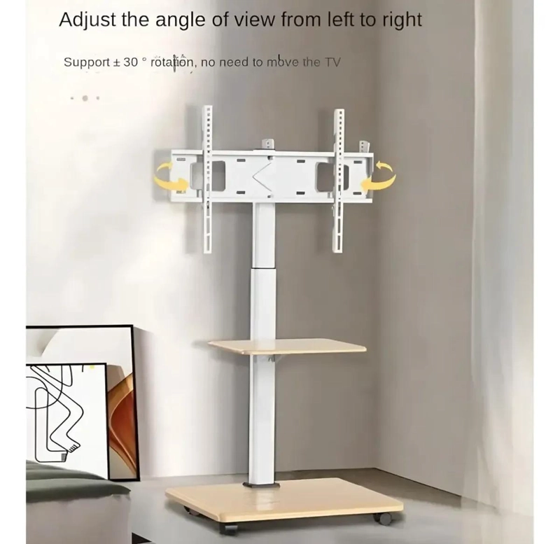 SOPORTE MOVIL PARA TELEVISORES DE 32 A 70 PULGADAS CON RUEDAS - 6