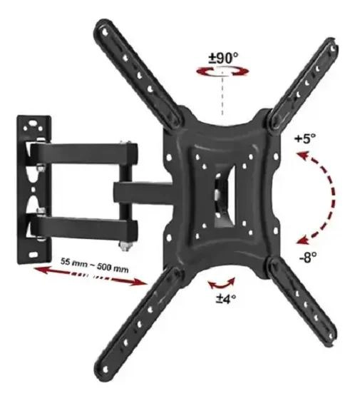 SOPORTE DE TV ARTICULADO DE ACERO PARA PANTALLAS DE 26 A 65 PULGADAS - 3