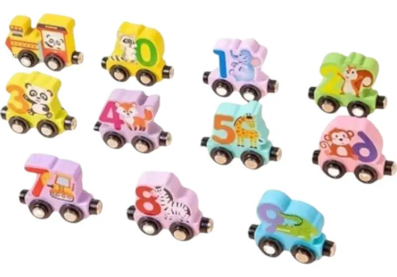 TREN DIDACTICO MAGNE TICO JUGUETE EDUCATIVO PARA NIÑOS - 1