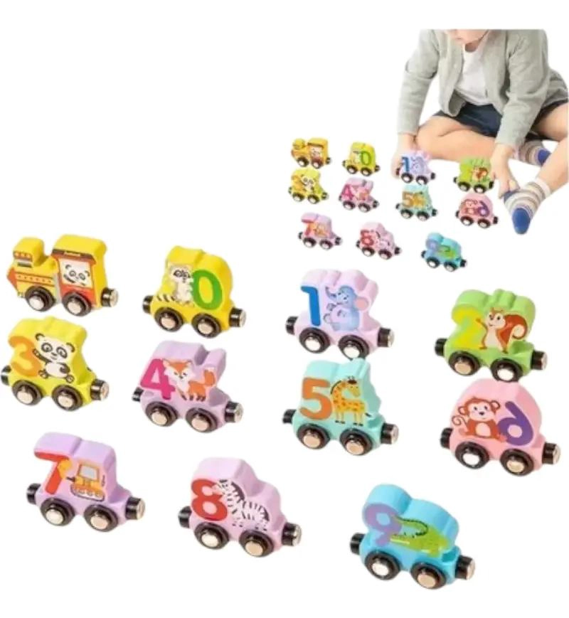 TREN DIDACTICO MAGNE TICO JUGUETE EDUCATIVO PARA NIÑOS - 2