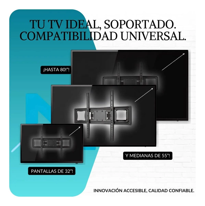 SOPORTE ARTICULADO PARA TELEVISORES DE 32 A 80 PULGADAS - 2