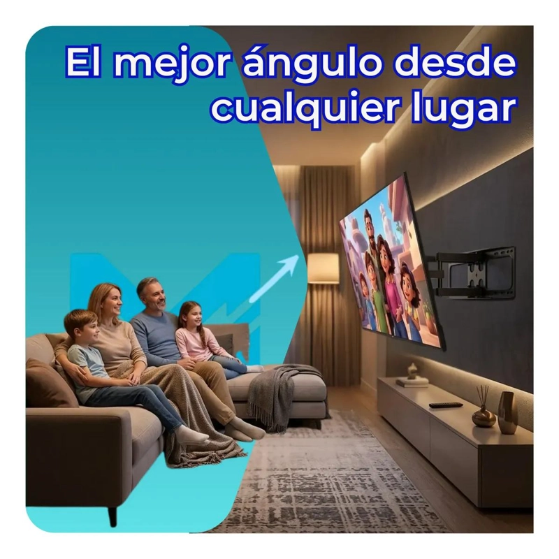 SOPORTE ARTICULADO PARA TELEVISORES DE 32 A 80 PULGADAS - 6