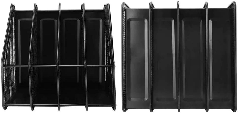 ORGANIZADOR VERTICAL DE ESCRITORIO CON 4 COMPARTIMENTOS - 6