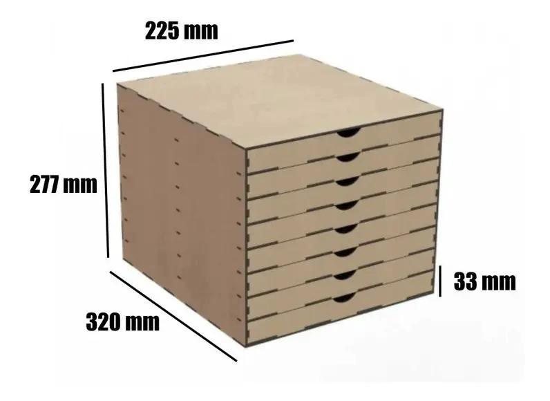 ORGANIZADOR DE ESCRITORIO CON CAJONES PARA ALMACENAMIENTO - 2