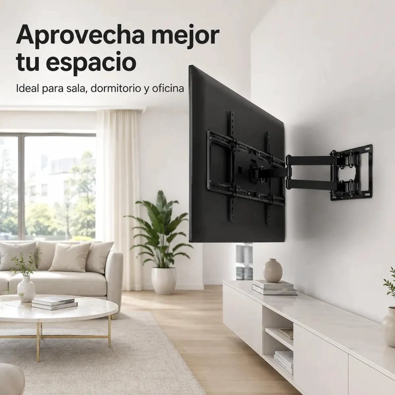 SOPORTE DE PARED ARTICULADO PARA TV DE 40 A 80 PULGADAS - 5
