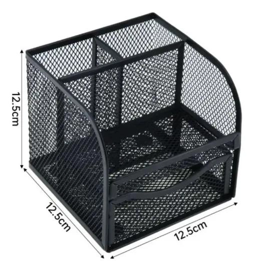 ORGANIZADOR DE ESCRITORIO CON PORTALAPICES Y COMPARTIMENTOS - 2