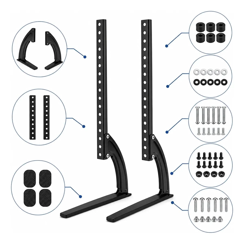 SOPORTE DE MESA UNIVERSAL PARA TELEVISORES DE 26 A 37 PULGADAS - 4
