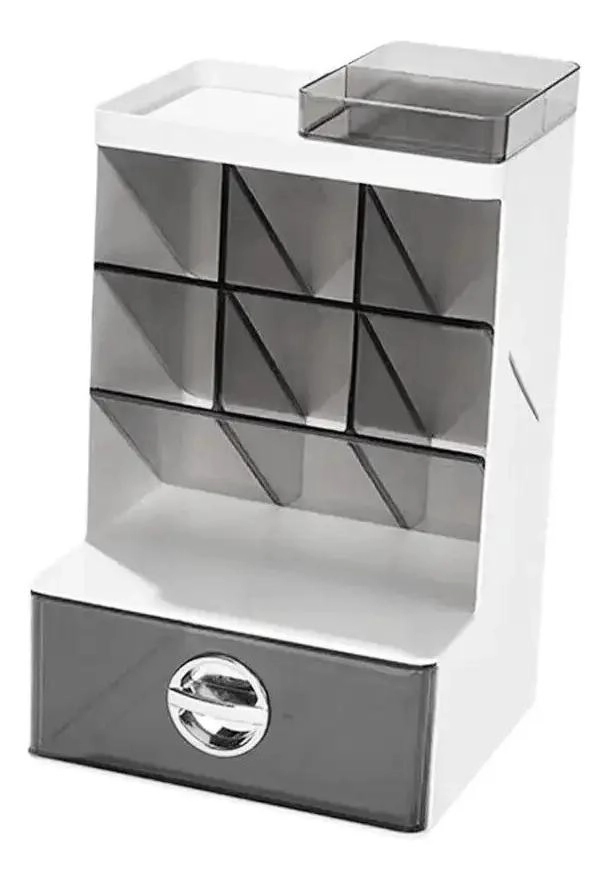 ORGANIZADOR DE ESCRITORIO PARA LAPICES Y MAQUILLAJE CON DISEÑO MODERNO - 1