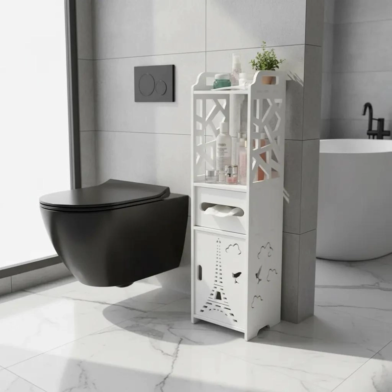 GABINETE DE BAÑO ORGANIZADOR COMPACTO Y FUNCIONAL - 1