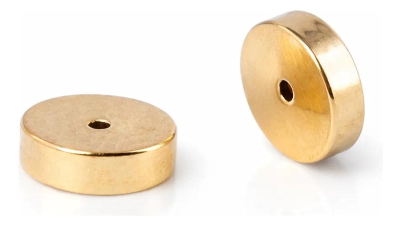 TOPES DE PRESION PARA AROS ABRIDORES EN ORO LAMINADO 14K - 3