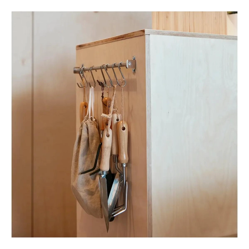 BARRA ORGANIZADORA DE COCINA DE ACERO INOXIDABLE 56 CM - 4