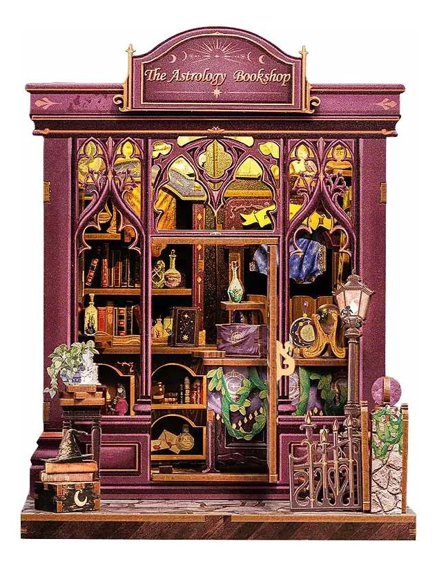 SEPARADOR DE LIBROS 3D ASTROLOGIA CON ILUMINACION INTERIOR - 1