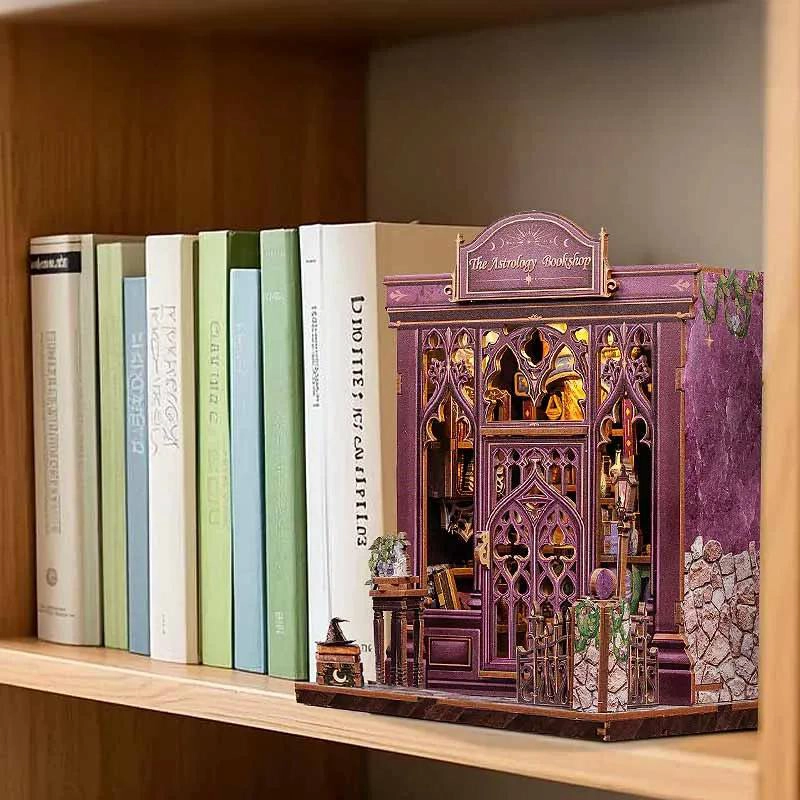 SEPARADOR DE LIBROS 3D ASTROLOGIA CON ILUMINACION INTERIOR - 4