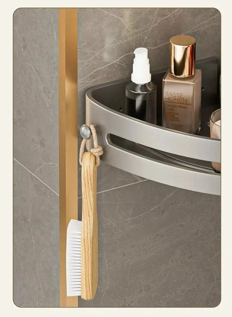 ESTANTE ESQUINERO ADHESIVO PARA BAÑO ORGANIZADOR FUNCIONAL - 7