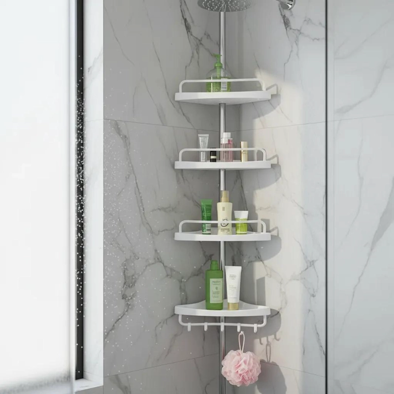 REPISA ESQUINERA AJUSTABLE PARA DUCHA Y BAÑO ORGANIZADOR - 1