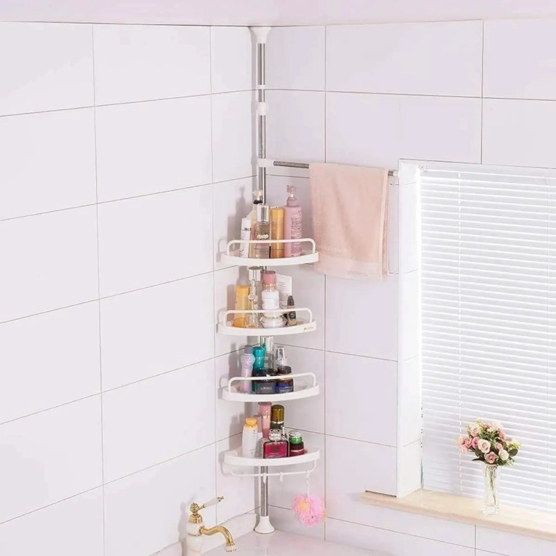 REPISA ESQUINERA AJUSTABLE PARA DUCHA Y BAÑO ORGANIZADOR - 8
