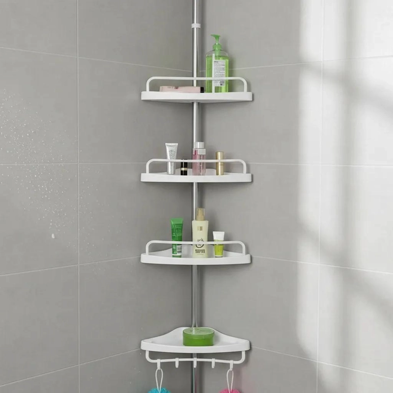 REPISA ESQUINERA AJUSTABLE PARA DUCHA Y BAÑO ORGANIZADOR - 9