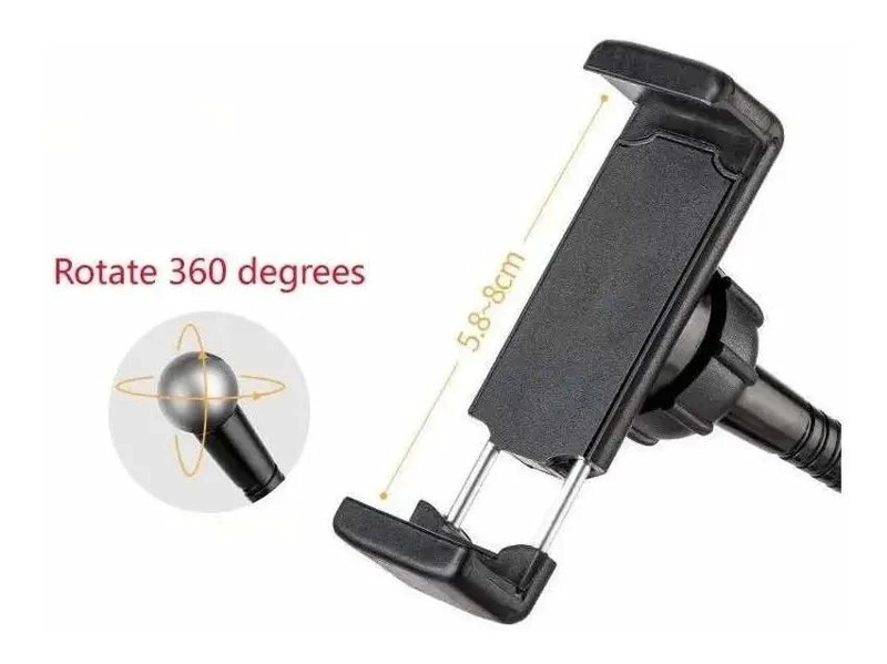 KIT DE ARO DE LUZ LED CON SOPORTE PARA TELE FONO Y MICROFONO - 4