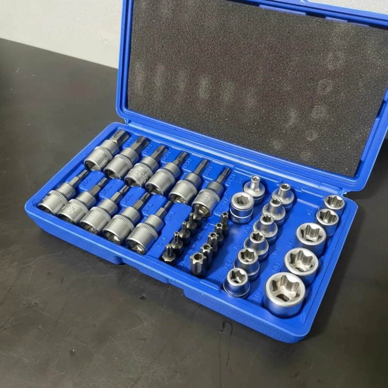 SET DE LLAVES DE TUBO Y BROCAS, 34 PIEZAS PARA BRICOLAJE - 3