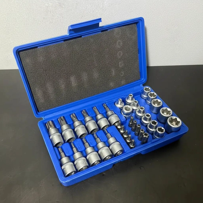 SET DE LLAVES DE TUBO Y BROCAS, 34 PIEZAS PARA BRICOLAJE - 5