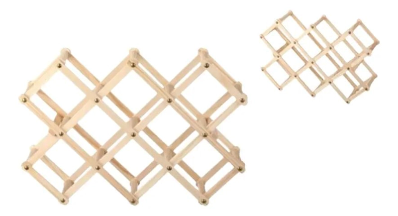 ORGANIZADOR PLEGABLE DE MADERA PARA OFICINA Y HOGAR - 1