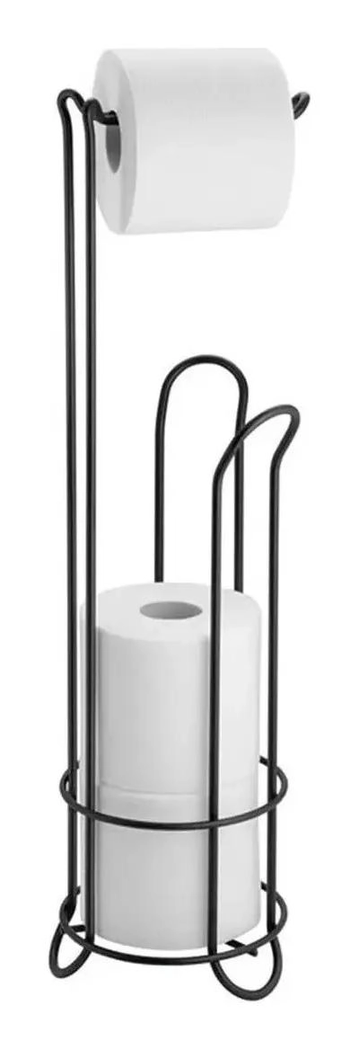 SOPORTE DE PAPEL HIGIE NICO PEDESTAL PARA BAÑO CON ALMACENAMIENTO - 1