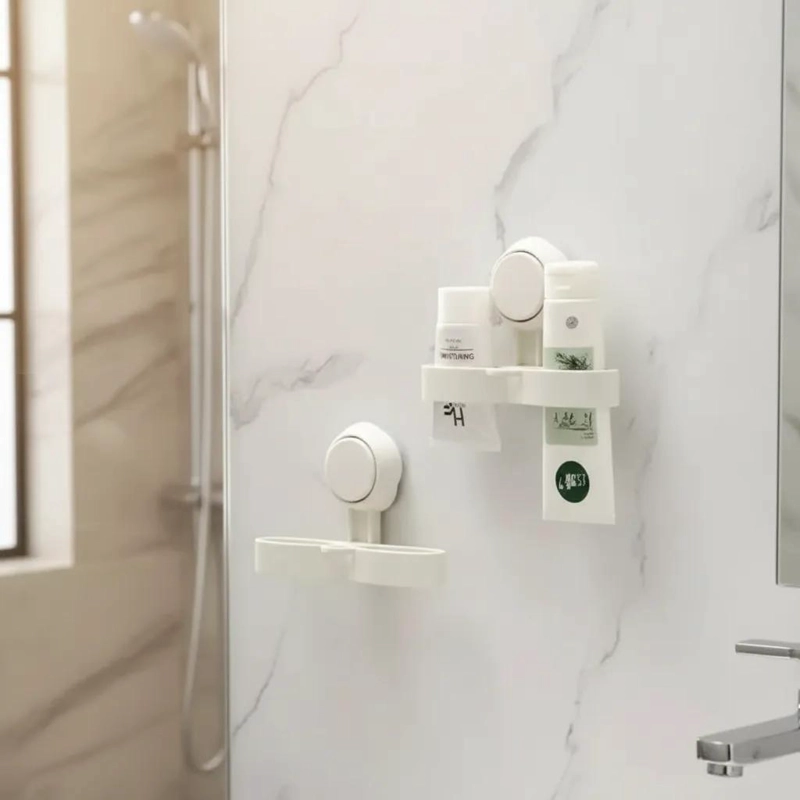 ORGANIZADOR BLANCO PARA BAÑO IDEAL PARA PRODUCTOS DE ASEO PERSONAL - 3