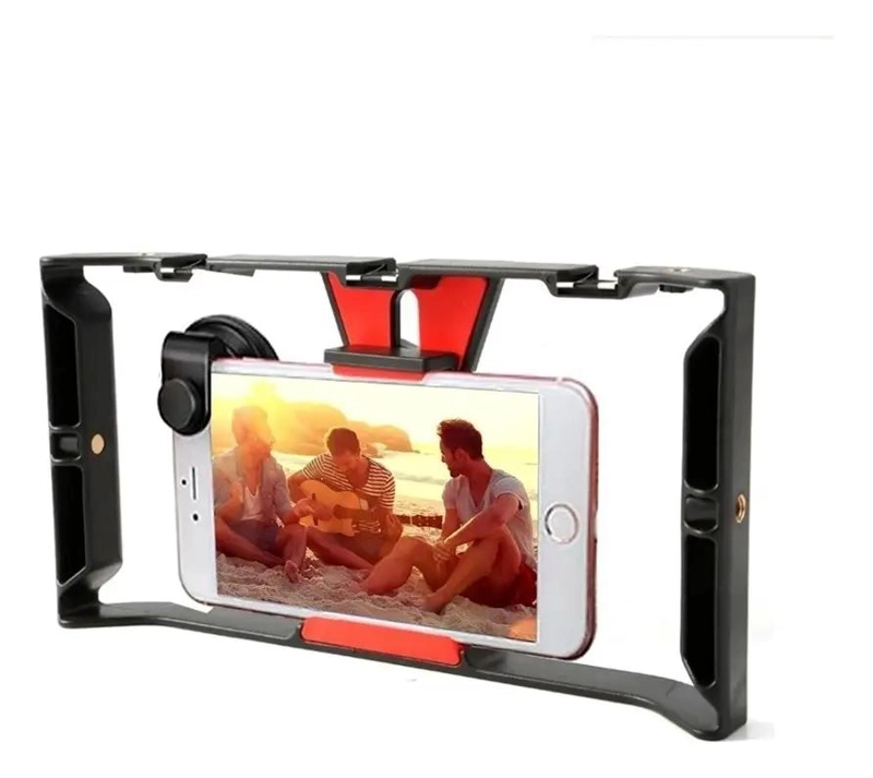 SOPORTE ESTABILIZADOR MANUAL PARA SMARTPHONE CON JAULA - 2
