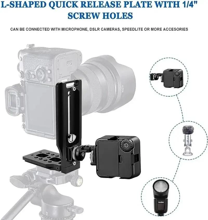 SOPORTE UNIVERSAL EN L PARA CAMARA CON LIBERACION RAPIDA - 6